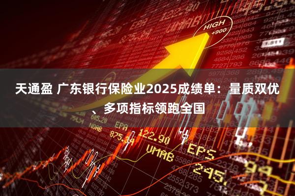 天通盈 广东银行保险业2025成绩单：量质双优、多项指标领跑全国